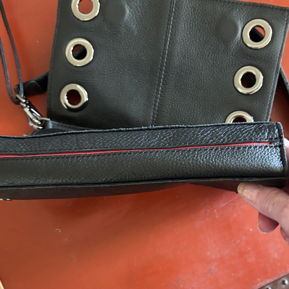 Hammitt Black Crossbody Bag with gunmetal Accents - Picture 8 of 10